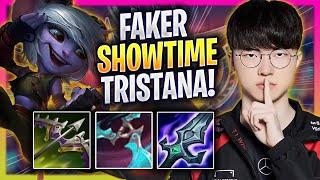 FAKER SHOWTIME WITH TRISTANA! - T1 Faker Plays Tristana MID vs Yasuo! | Season 2024