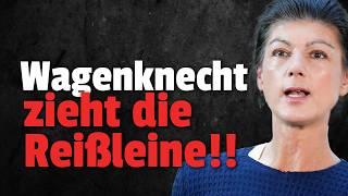 BSW SCHMIERT AB: Wagenknecht spuckt FEUER und GALLE