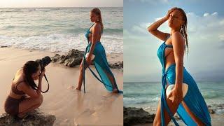 Natural Light Beach Photoshoot in Bali, Behind The Scenes Using RF 28-70mm F2 Lens