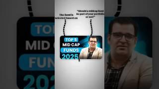 2025.  Top 5 Midcap funds   #shorts #midcap #top5 #2025