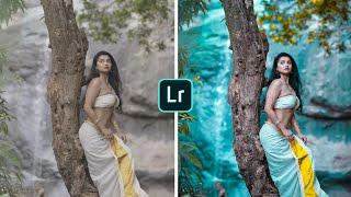 Cyan Blue tone  lightroom mobile photo editing tutorial video  2022 | #lightroomediting