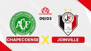 CHAPECOENSE X JOINVILLE - CAMPEONATO CATARINENSE - SEMIFINAL - AO VIVO COM IMAGENS - 09/03/2025