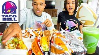 EPIC TACO BELL MUKBANG | UNBOXING + CHEAT MEAL CHALLENGE | EATING SHOW | Queen Dee Foodie