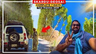 ASTORE-SKARDU And MINIMARG, DEOSAI TOUR COST: Petrol, Food, Hotel | Total Expenses