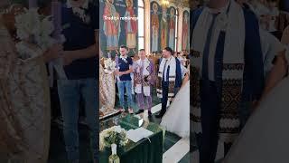 Tradiții românești #cununie #biserica #traditii #video #love #bride #clip