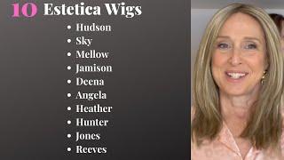 Reviews 10 Estetica Wigs-Hudson, Sky, Mellow, Jamison, Deena, Angela, Heather, Hunter, Jones, Reeves