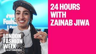 24 Hours with Zainab Jiwa at London Fashion Week #lfw2023