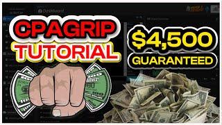 Cpagrip tutorial $4500 guaranteed || CPA Marketing