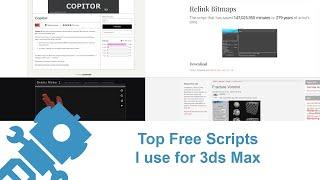 Top Free Scripts I Use for 3ds Max