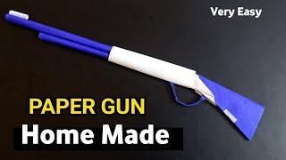 How To Make HOMEMADE Paper Gun | Paper Shotgun Easy 