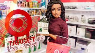 Making Minis of Target Holiday Decor for Barbie & Target Fun Finds