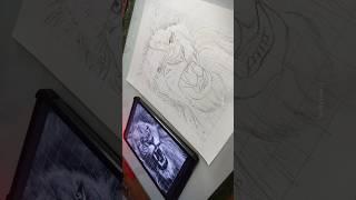 Drawing of lion  | Short Video | Kishan Gupta Arts #drawing #lion #sketch #shorts #kishanguptaarts