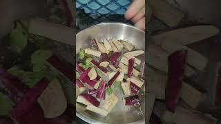 Minivlog#128 Side dish for Chapati/Brinjal fry recipe #minivlogskannada #brinjal_fry #kannadavlogs