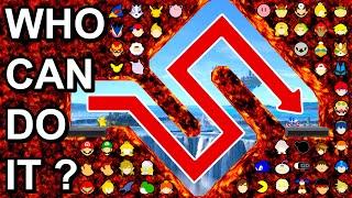 Who Can Make The Tilted Lava "S" Tunnel  ? - Super Smash Bros. Ultimate