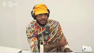 Carmelo talks about how David Stern had him shook: "You want to play ball or be in the streets?"