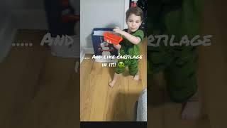 Toddler makes shocking accusations about Granny!! #funny #family #awesome #wow #shorts