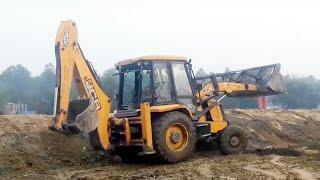 Bj Jcbwork || JCB 3Dx Super Loader || Working in Agriculture Based.