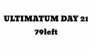 Congratulations day 21 ( Ultimatum 2024)