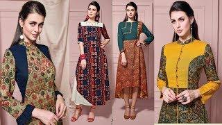 Double layer kurti designs 2018 | Latest kurti designs | layered kurti design ideas | Trendy India