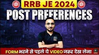 RRB JE POST PREFERENCES THE  END |EVEREXAM #Avnishsir