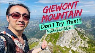 [4k] Giewont mountain full climbing tour - massif Tatra Mountains of Poland Zakopane 071922