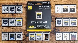 FASTEST CF Express B cards - 25 TESTED