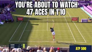 Watching 47 aces in 1'10 is satisfying: Milos Raonic's new record of aces in a three-set match