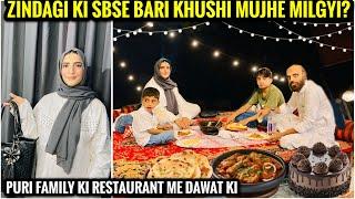 Zindagi Ki Sbse Bari Khushi Milne Pr Meri trf se  Puri Family Ki Restaurant Me Dawat- Best Facewash