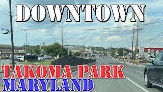 Takoma Park - Maryland - 4K Downtown Drive