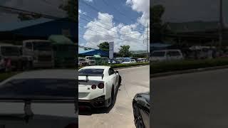 Nissan GTR take off in cambodia