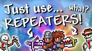 Terraria - 1.4.2.3 Just use... REPEATERS! (do I need to repeat?)