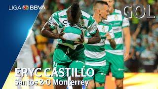 Gol de E. Castillo | Santos Laguna 2 - 0 Monterrey | Liga BBVA MX - Apertura 2019  - Jornada 6