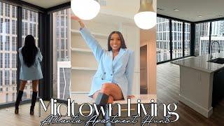 MOVING VLOG! MIDTOWN ATLANTA APARTMENT TOURS, LUXURY HIGH RISE LIFE, & I'M AN APARTMENT LOCATOR NOW!