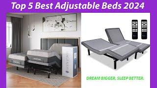 Best Adjustable Beds 2024 Most Popular -  Only 5 worth buying right now!! Adjustable Bed bases.