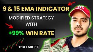 9 And 15 EMA Modified Strategy By The Trade Room | 99% accuracy | Banknifty strategy