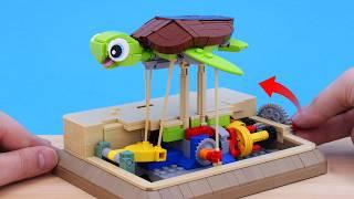 Building A Swimming LEGO Sea Turtle Machine