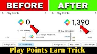 Google Play Points earn trick | How to get 1000 play points