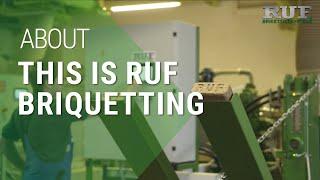 RUF briquetting systems & briquetting presses – Video