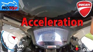 Ducati 1198 S - ACCELERATION - GPS measured