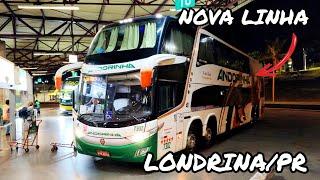 ANDORINHA COM NOVA LINHA EM OPERAÇÃO NA RODOVIÁRIA DE LONDRINA/PR | MOVIMENTAÇÃO DAS 23:00 ÀS 23:40