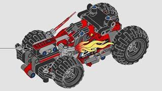 LEGO Technic 42073, BASH! - building instructions