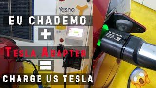 Tesla Adapter works with CHADEMO|Charge US Tesla in EU|Supercharger or Chademo