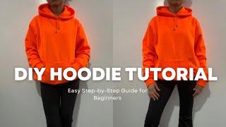 DIY hoodie tutorial (beginner friendly sewing tutorial)