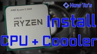 How To Install AMD Ryzen 5 3600 CPU + Cooler