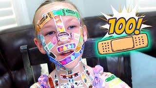 100 Layers of Band-Aids!! Madison Faces Her Fears!