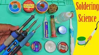 How to use Soldering Iron Solder for Electronic Mobile Phone repairing Soldering Tips in Urdu Hindi