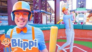 Baseball Blippi's Home Run  | Blippi Songs | Educational Songs For Kids