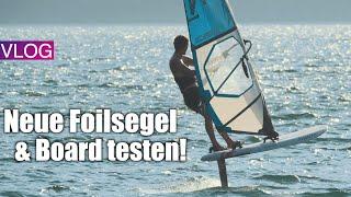 Neue Entwicklung: kleines Windsurf-Segel für WENIG WIND?!