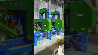 Gantry band saw machine for wood timber