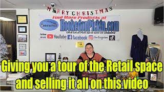 Unboxing with a Store tour!  Clearing out our Retail space for a Big move Check out what to buy!